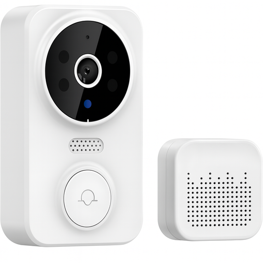 CAMPAINHA COM CÂMERA SEM FIO WI-FI PELO CELULAR