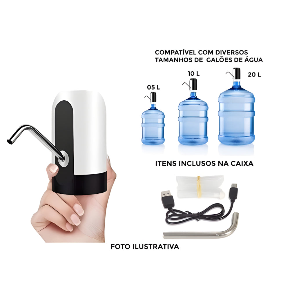 BOMBA ELETRICA PARA GALÃO